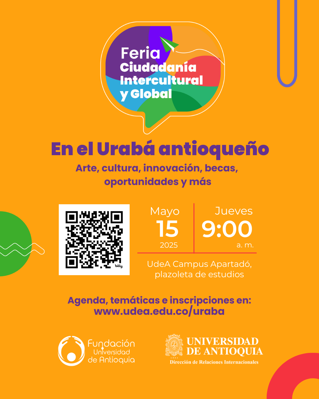 feria ciudadania intercultural udea uraba