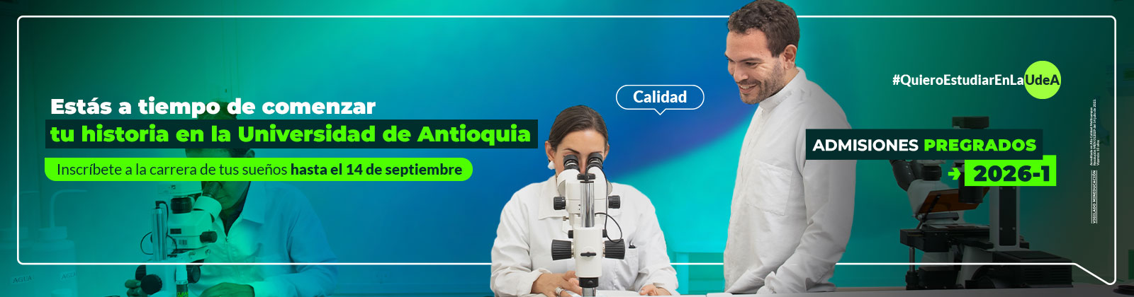 Participa en el proceso de admisión 2026-1