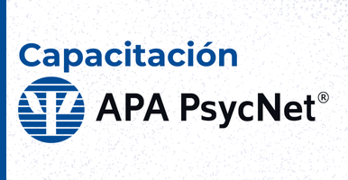 imagen con el texto: APA PsycNet