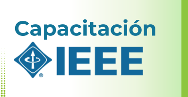 imagen con el texto: Capacitación IEEE