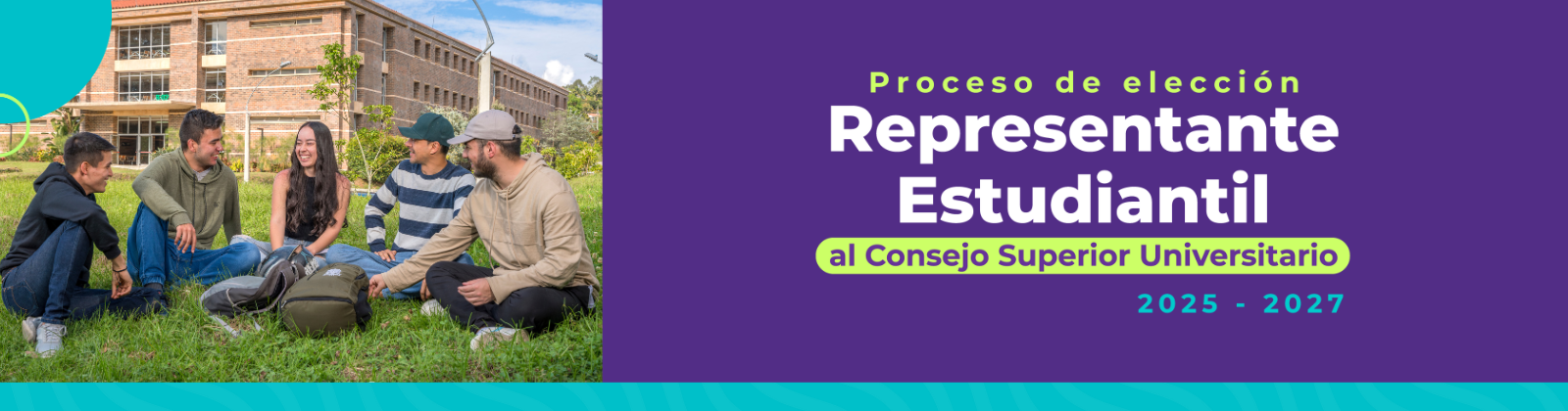Banner estudiantes en regiones para el proceso de elección del representante estudiantil ante el CSU Banner estudiantes en regiones para el proceso de elección del representante estudiantil ante el CSU