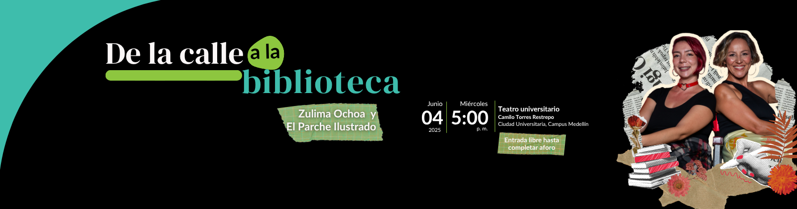Lanzamiento de libro: Gritar desde adentro