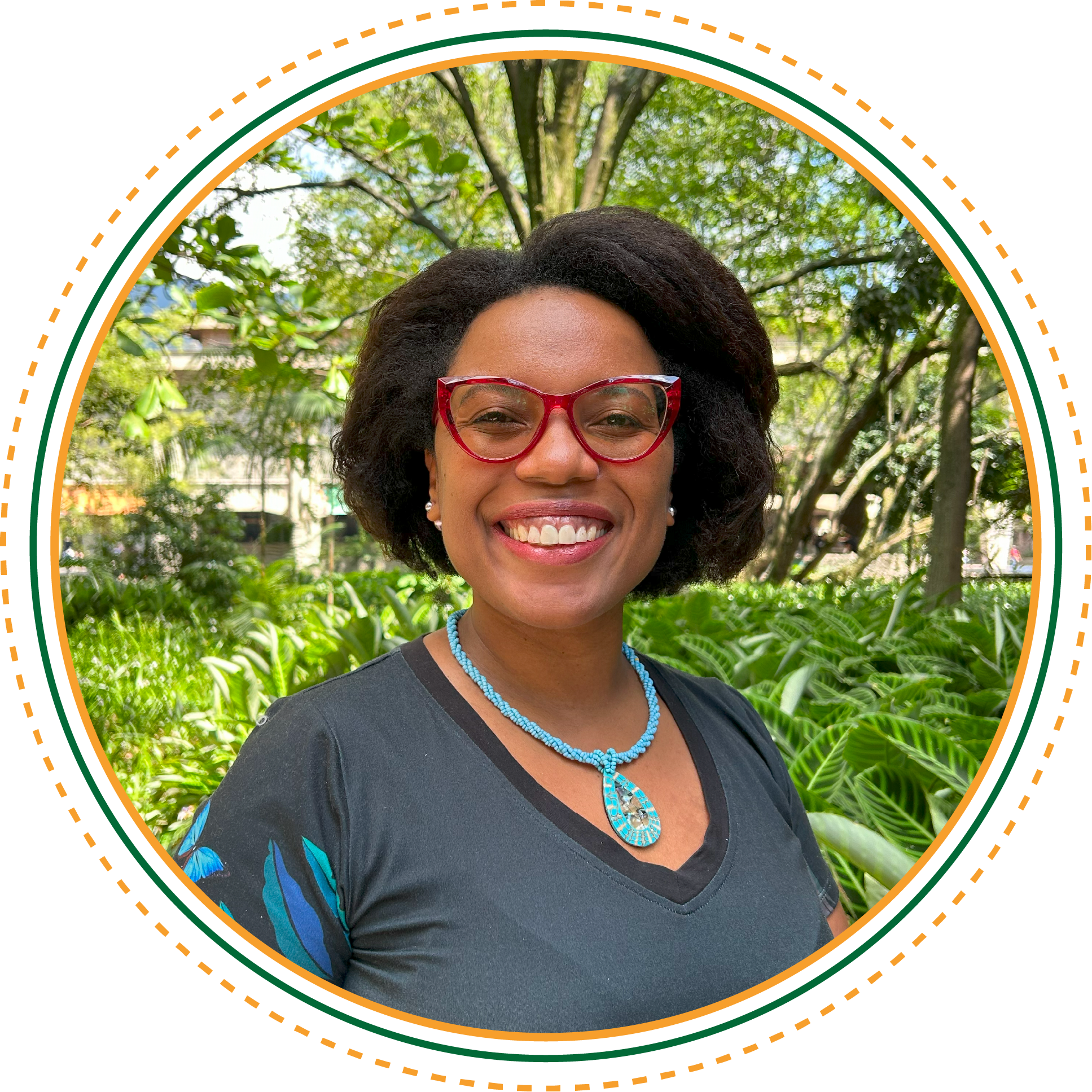 Fotografía de la profesora Luanda Soares
