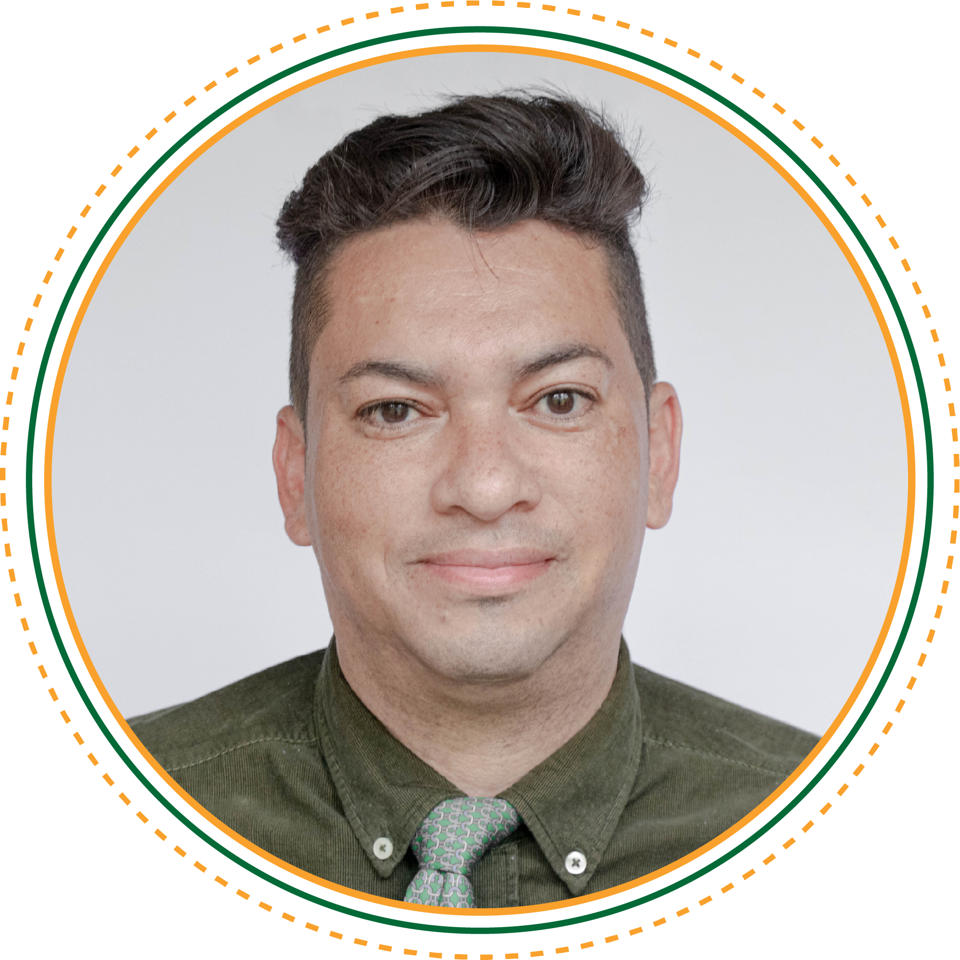 Fotografía del profesor Javier Rivera