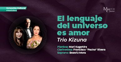 El lenguaje del universo es amor: Trío Kizuna en la Sala de Artes Performativas Teresita Gómez