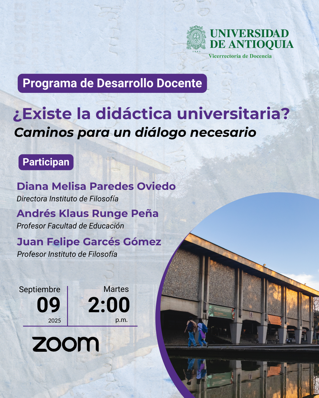 ¿Existe la didáctica universitaria? Programa de Desarrollo Docente Caminos para un diálogo necesario
