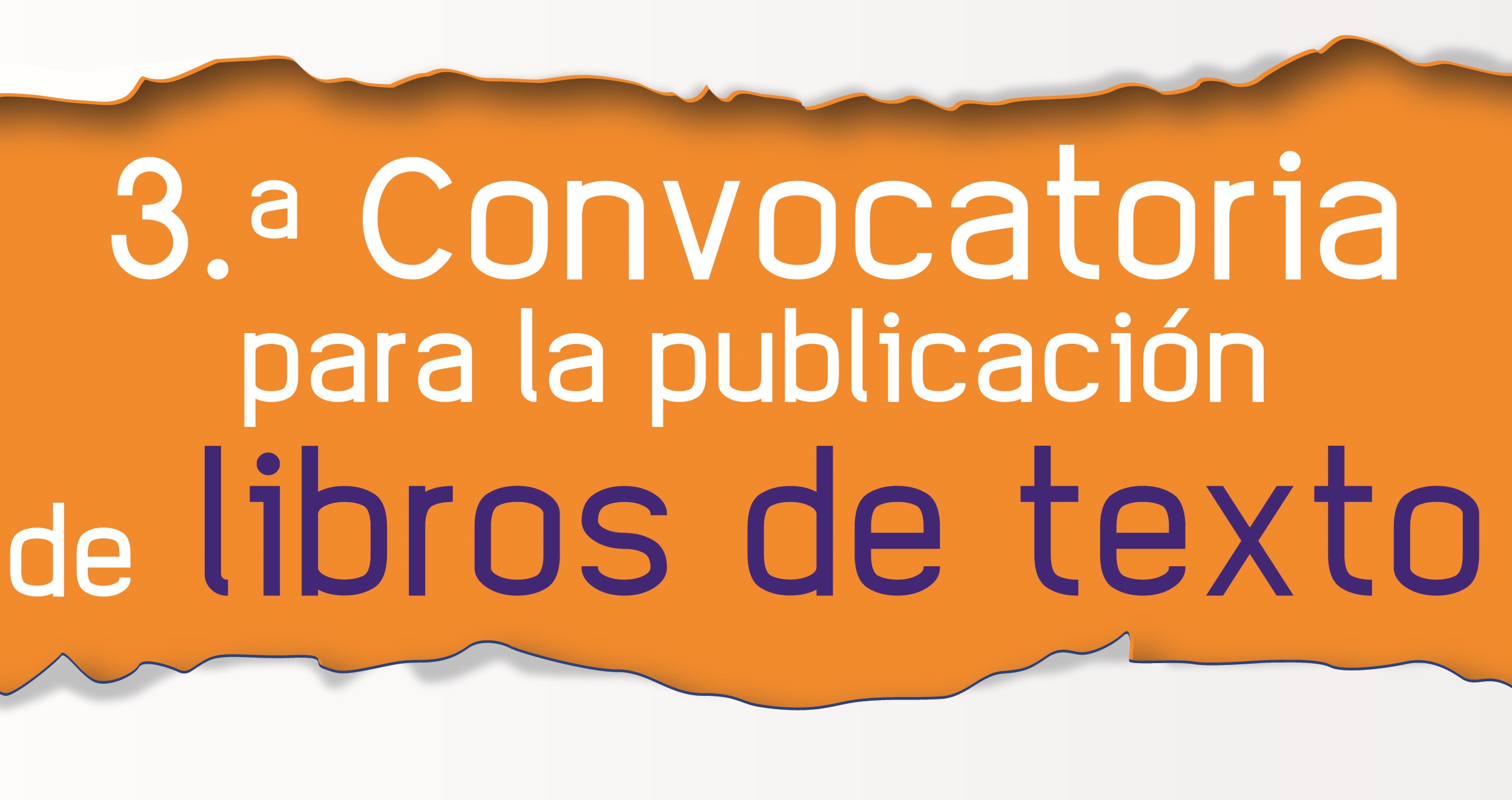 Verificación de requisitos 3.a  Convocatoria para la publicación de libros de texto 