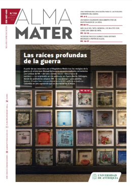 Portada del periodico Alma Mater 733