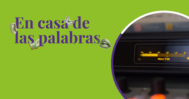 Imagen con texto en casa de las palabras