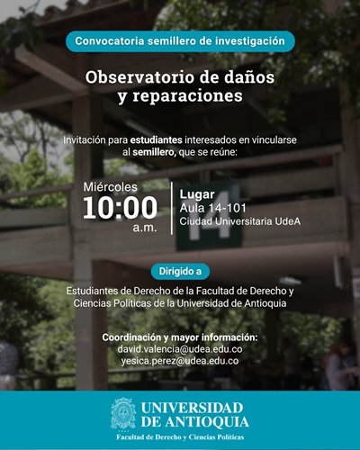 Afiche semillero investigación minería