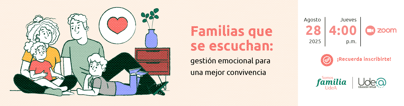 Familias que se escuchan: gestión emocional para una mejor convivencia